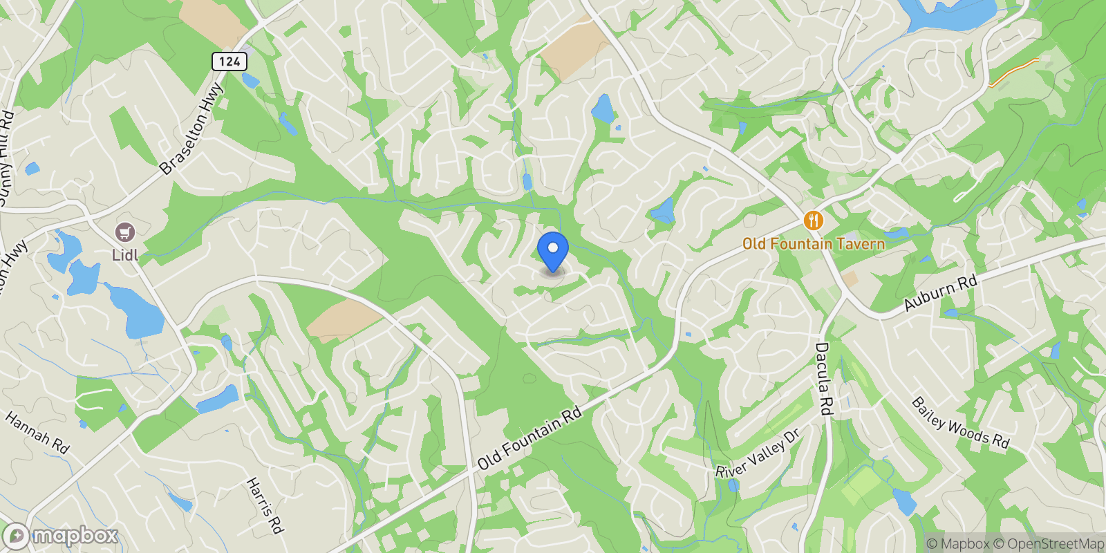 Map showing 3509 Pickens Landing Drive, Dacula, GA 30019, Dacula, Georgia, United States.