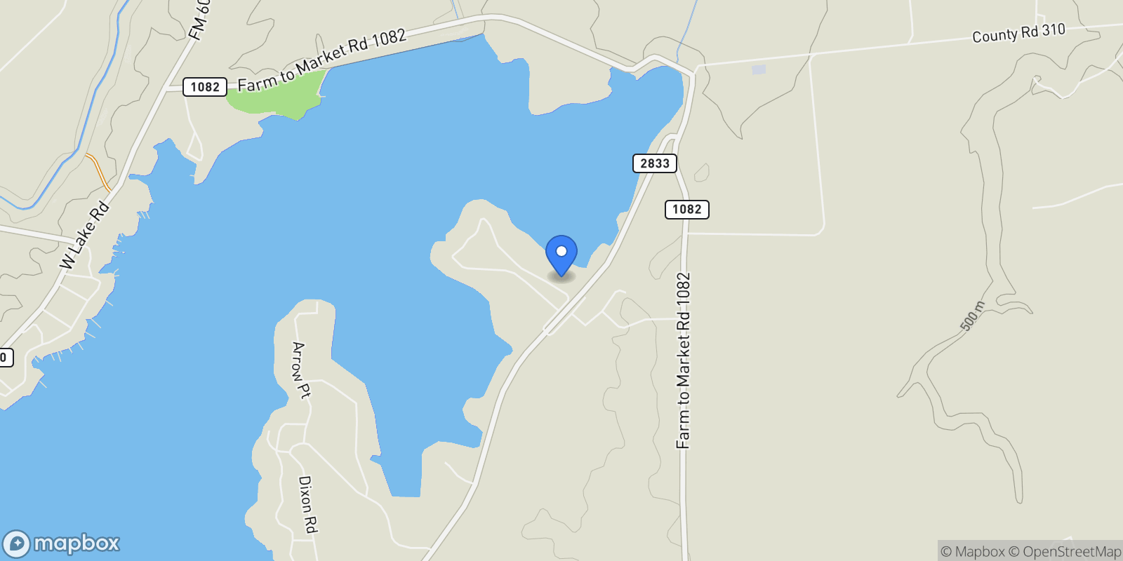 Map showing 48 Poverty Point Cr, Abilene, TX 79601, Abilene, Texas, United States.