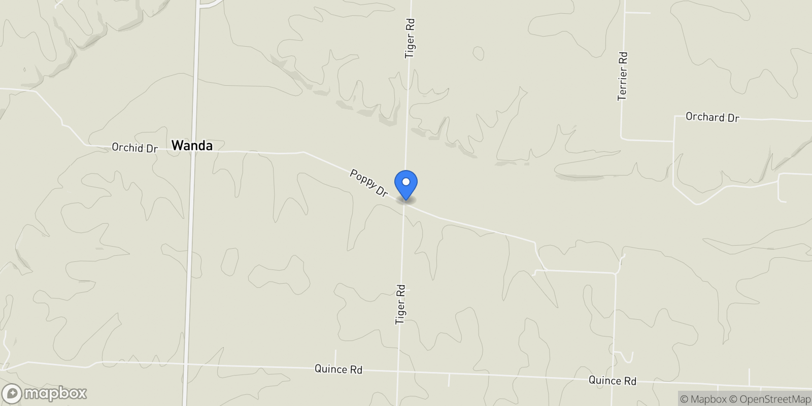 Map showing 26097 Poppy Drive, Stella, MO 64867, 64866, Missouri, United States.