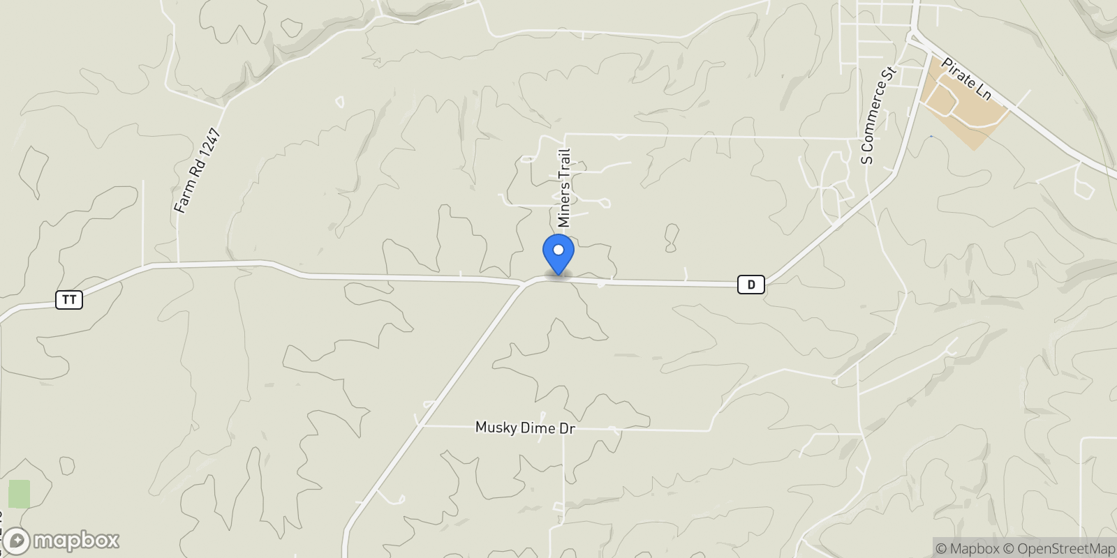 Map showing 21113 Fr 2020, Crane, MO 65633, Aurora, Missouri, United States.