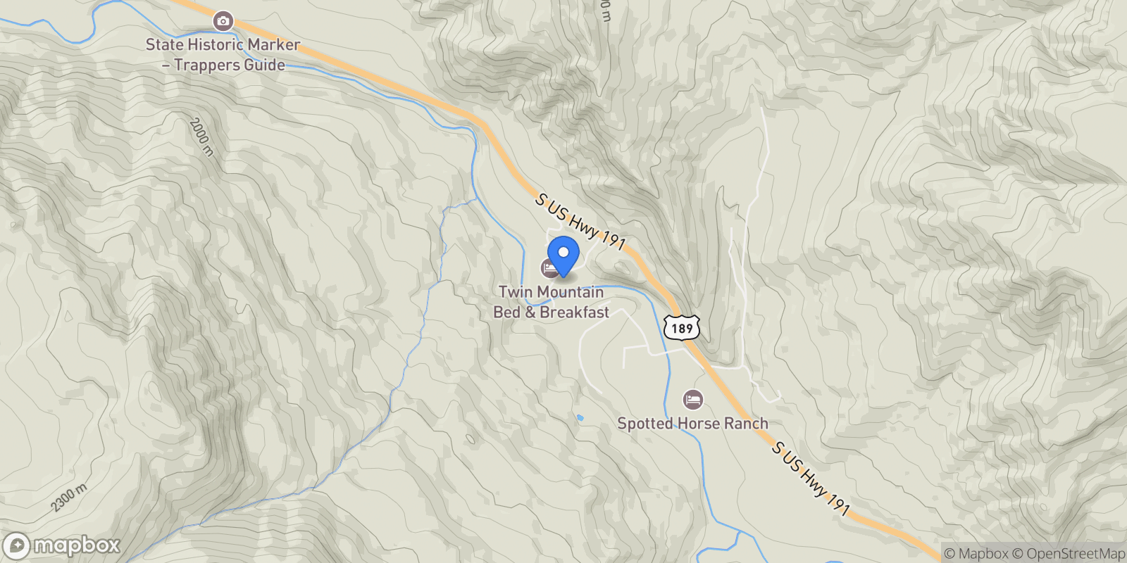Map showing 4340 E Hoback River Road , Jackson, WY 83001, Jackson, Wyoming, United States.
