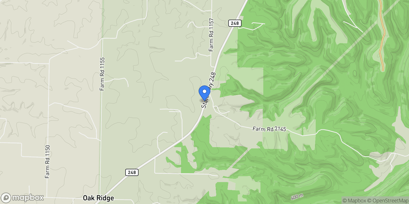 Map showing 17984 State Hwy 248, Cassville, MO 65625, Cassville, Missouri, United States.