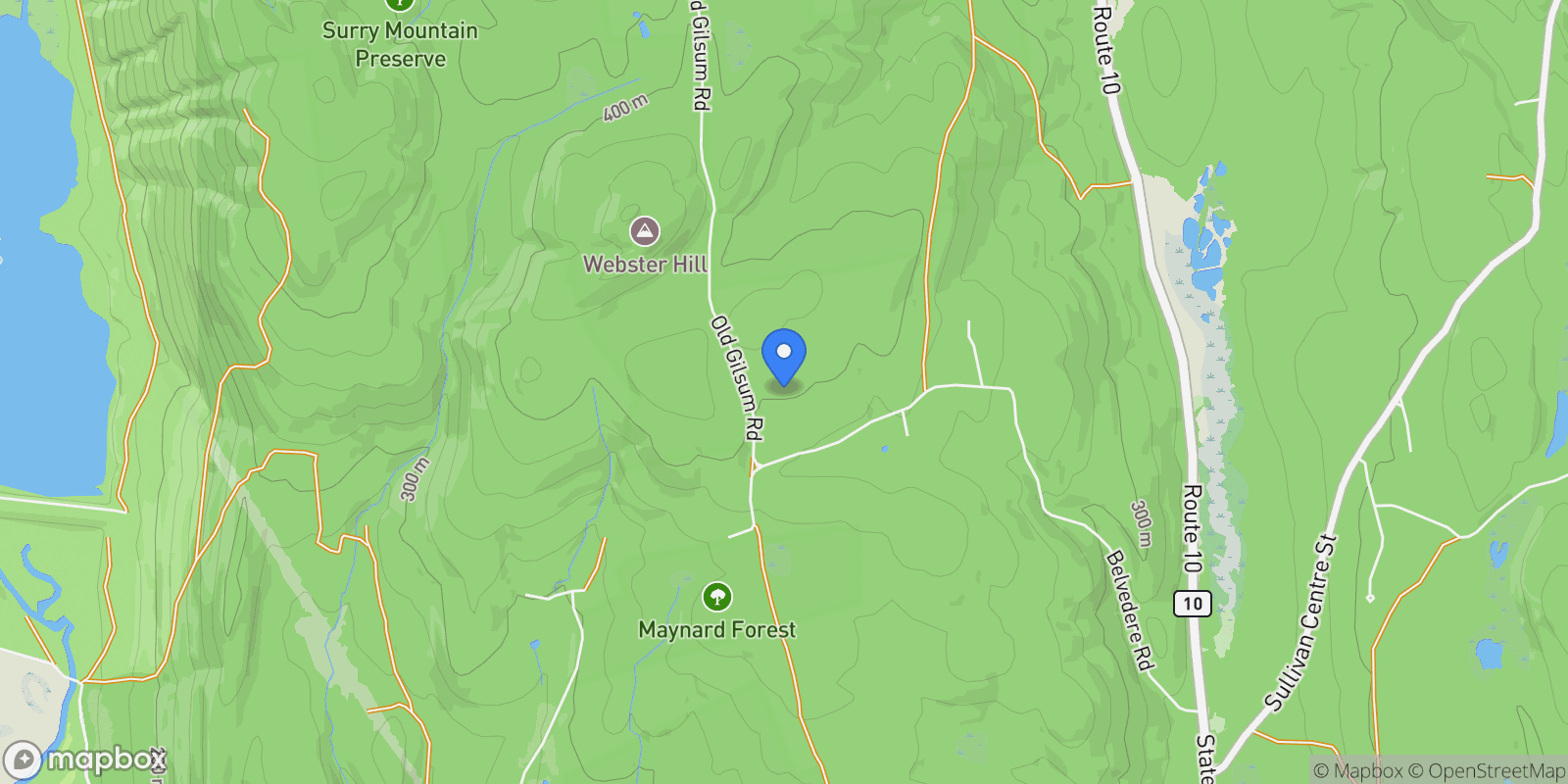 Map showing 225B Belvedere Road B, Gilsum, NH 03448, Gilsum, New Hampshire, United States.
