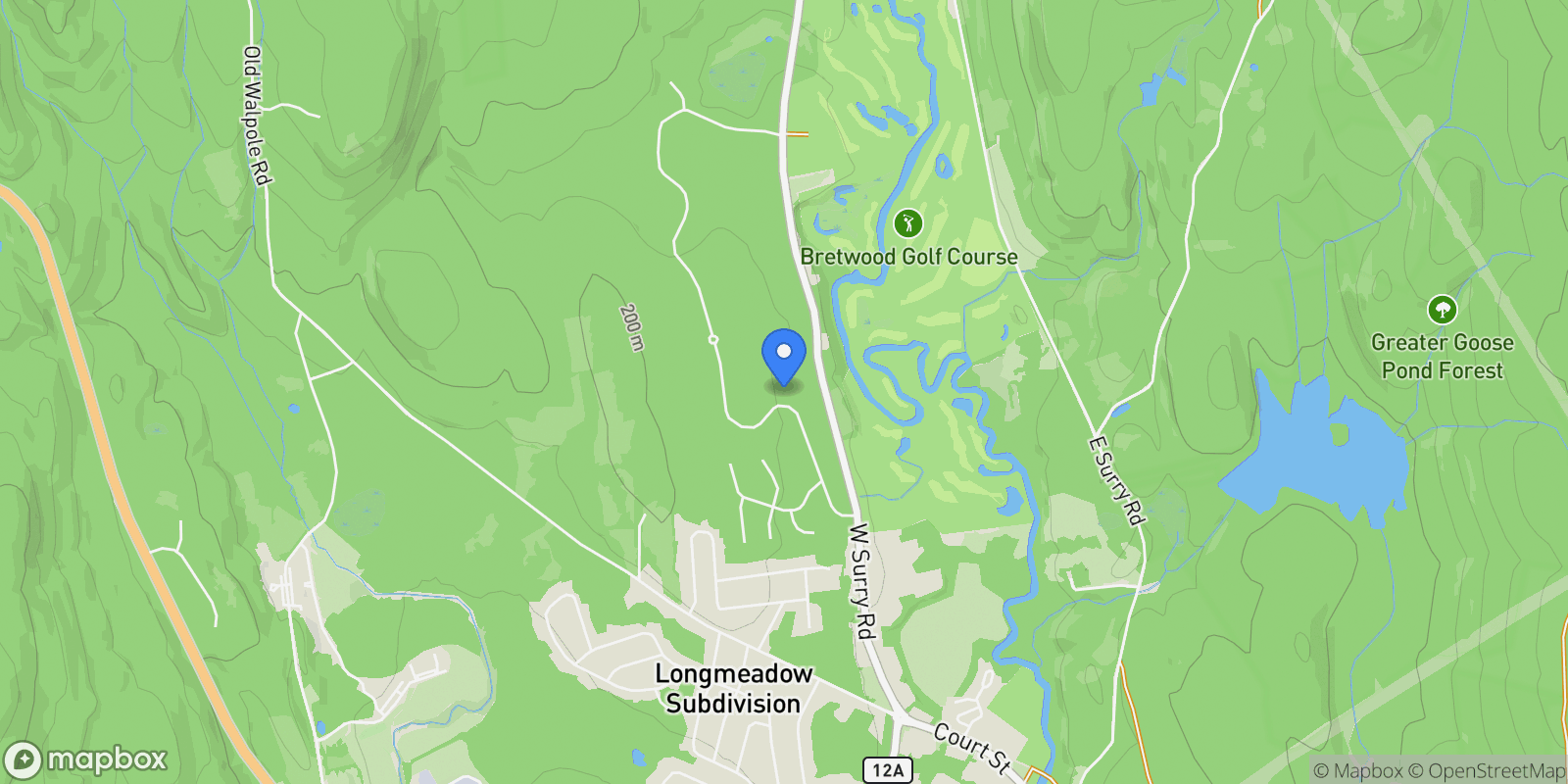Map showing 224 Darling Road, Keene, NH 03431, Keene, New Hampshire, United States.