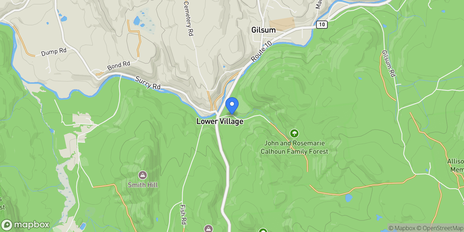Map showing 24 White Brook Drive, Sullivan, NH 03445, Gilsum, New Hampshire, United States.