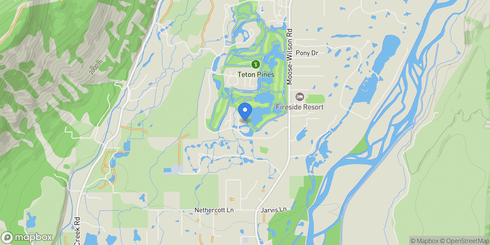 Map showing 4325 Mountain Rose Court , Wilson, WY 83014, Wilson, Wyoming, United States.