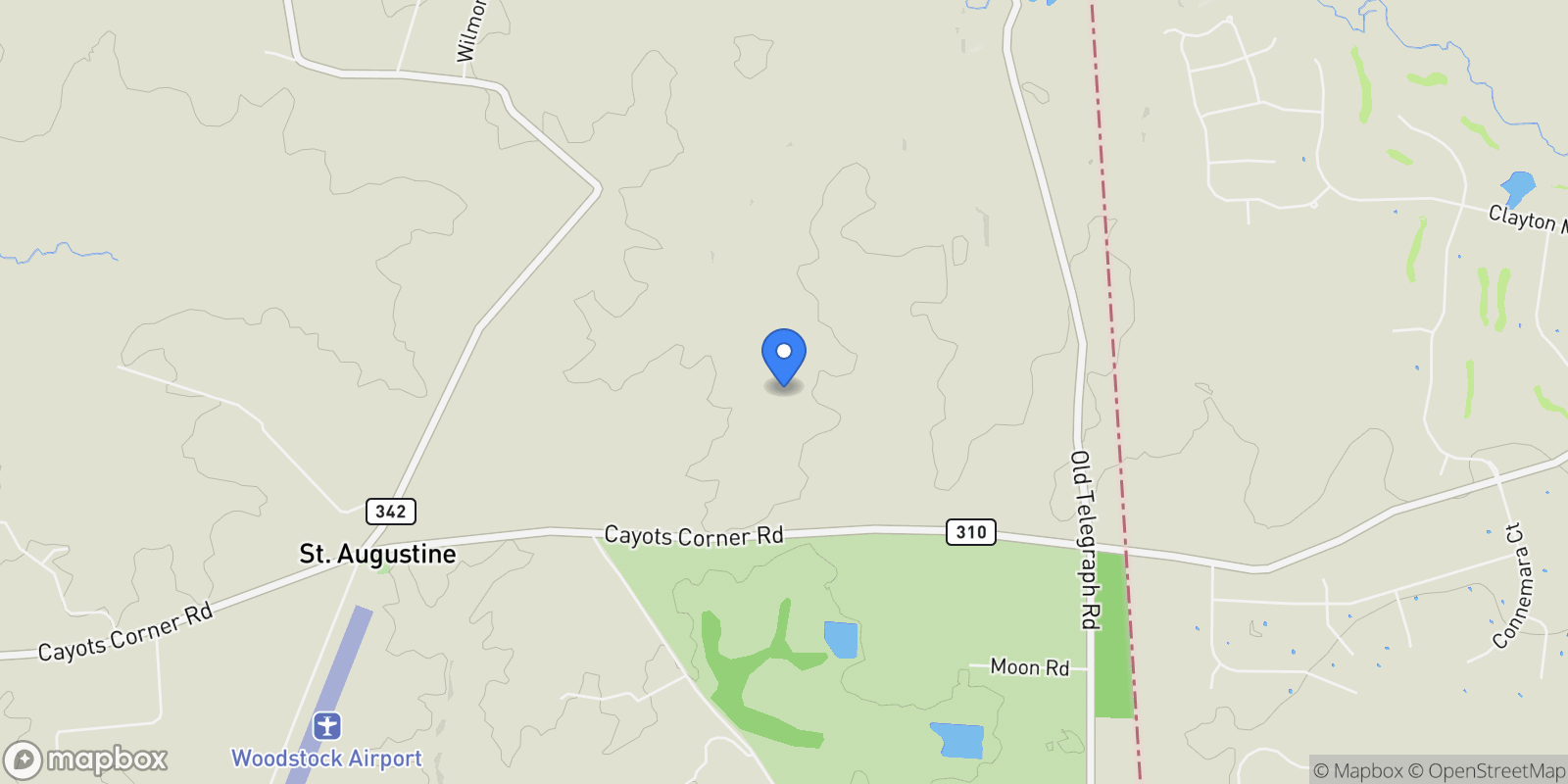 Map showing 1455 Cayots Corner Road, Chesapeake City, MD 21915, Chesapeake City, Maryland, United States.