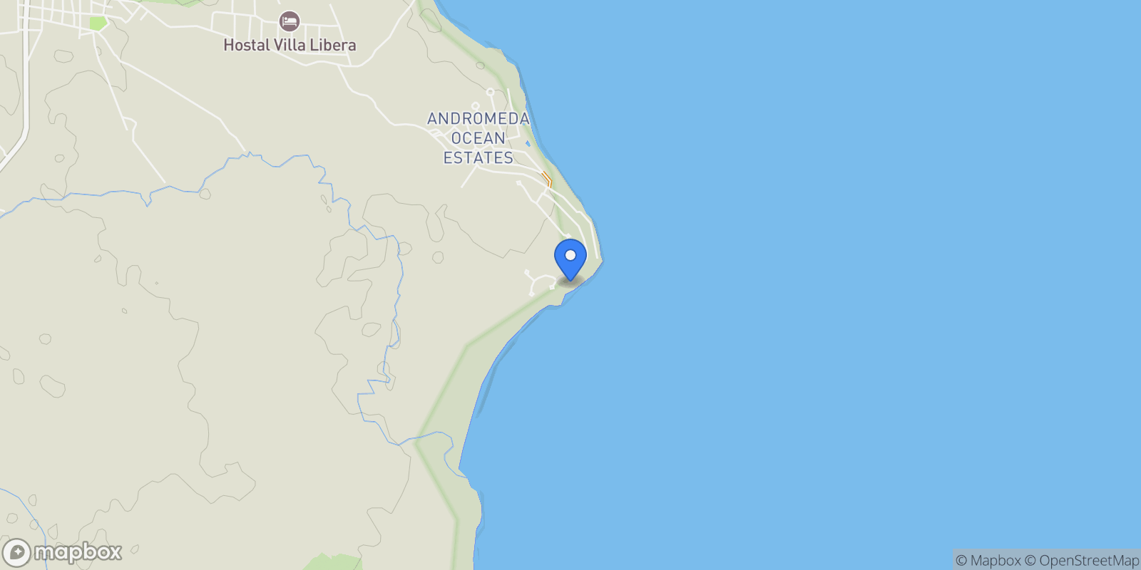 Map showing Punta Mala, Panama.
