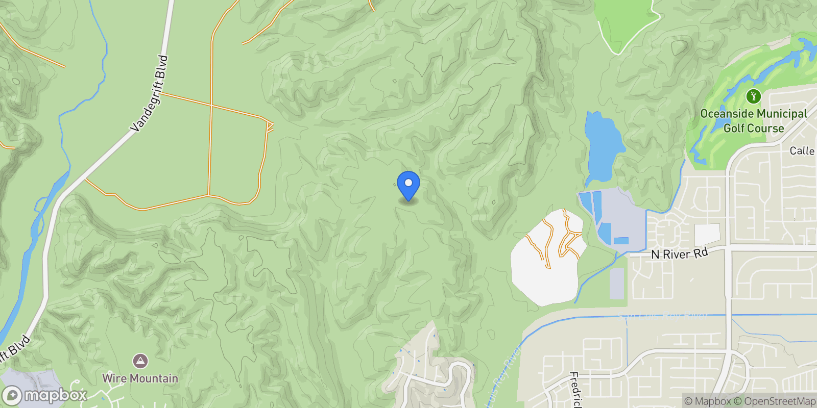 Map showing Hacienda Dr #1, Oceanside, CA 92058, Oceanside, California, United States.