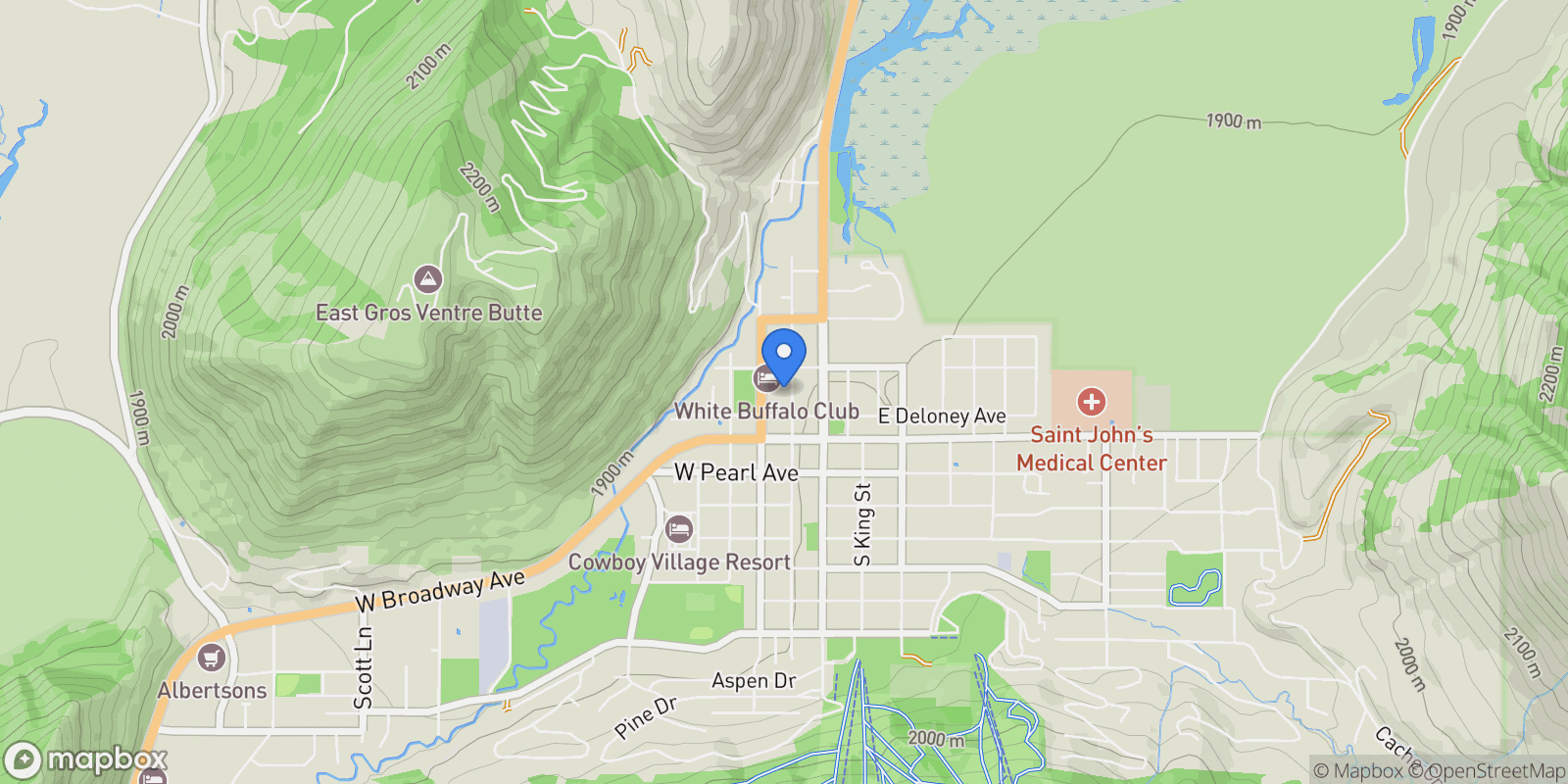 Map showing 165 N Glenwood Street #23, Jackson, WY 83001, Jackson, Wyoming, United States.