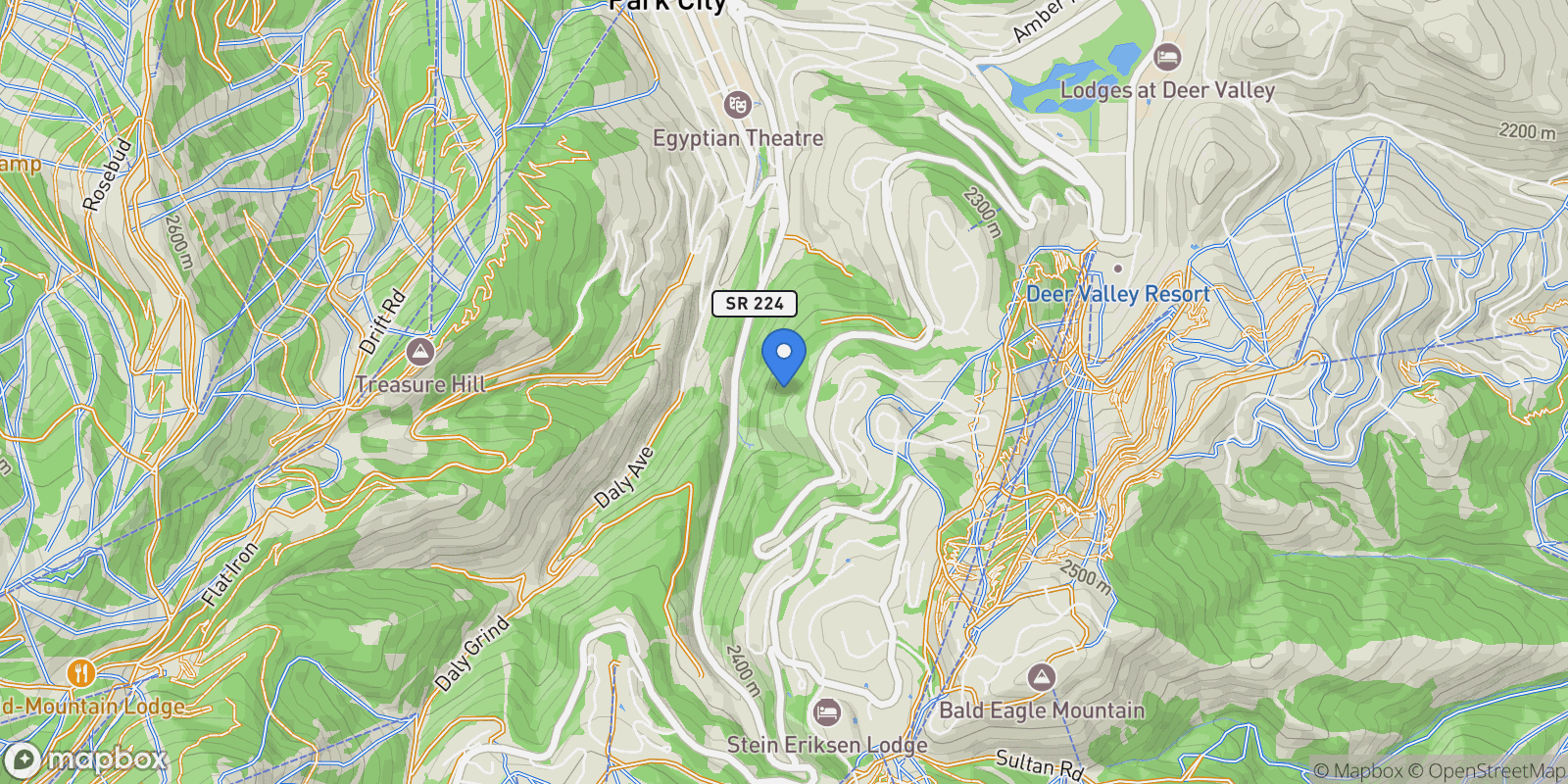 Map showing 4867 LEGACY WAY 8, Park City, Utah, United States.