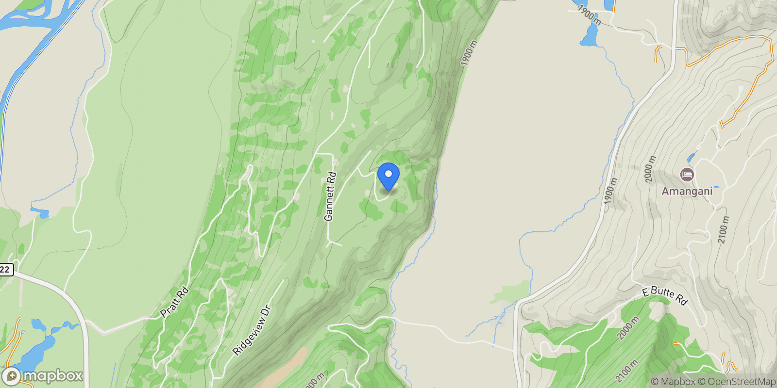 Map showing 1850 W Bohnetts Road , Jackson, WY 83001, Jackson, Wyoming, United States.