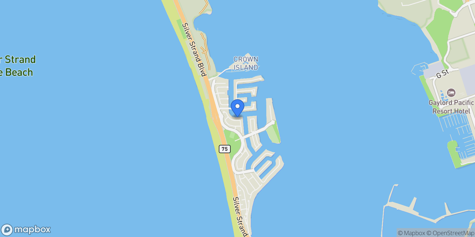 Map showing 51 Catspaw, Coronado, CA 92118, Coronado, California, United States.