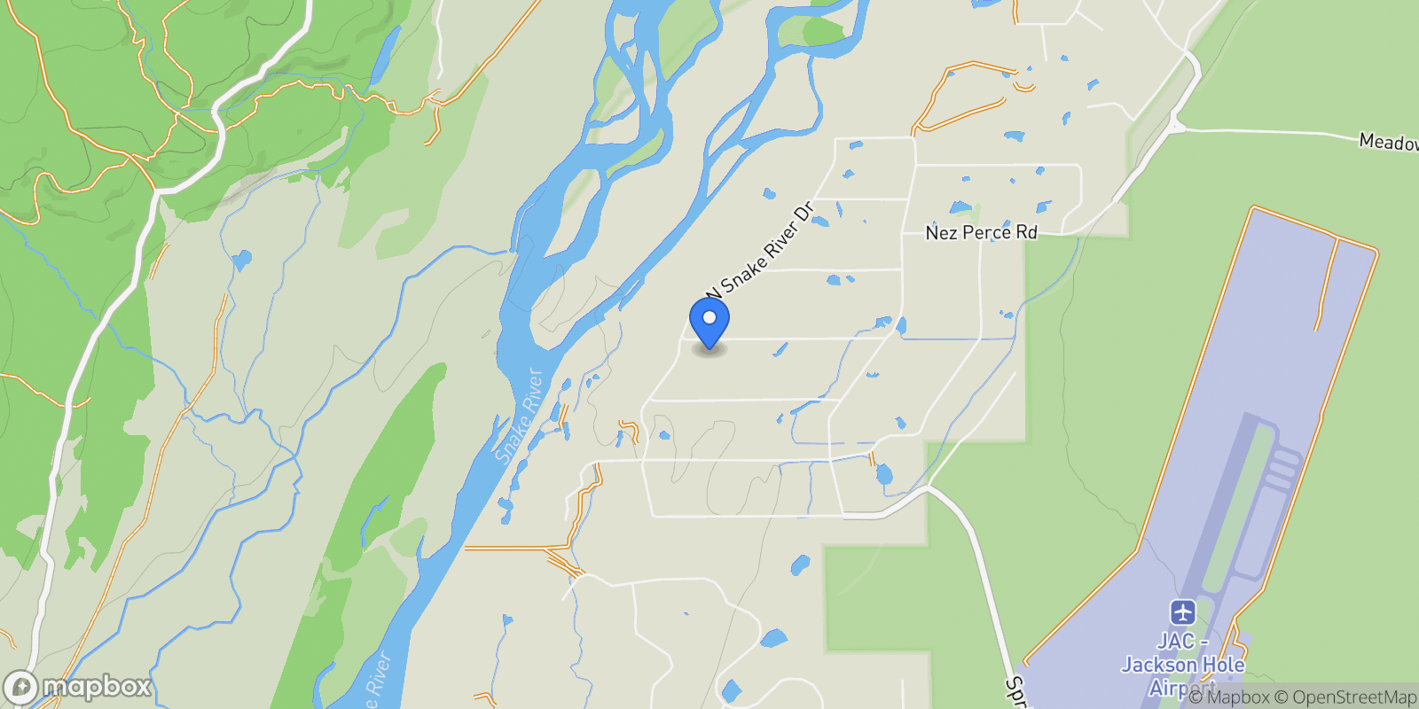 Map showing 250 E Phelps Canyon Road , Jackson, WY 83001, Jackson, Wyoming, United States.