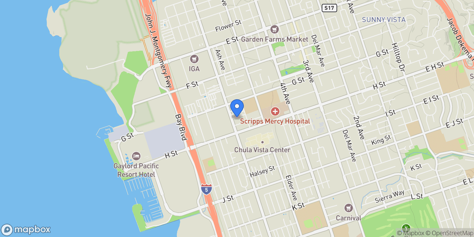 Map showing 586 Roosevelt St 88, Chula Vista, CA 91910, Chula Vista, California, United States.