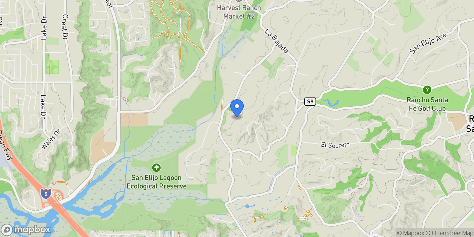 Map showing 4397 Camino Privado, Rancho Santa Fe, CA 92067, Rancho Santa Fe, California, United States.