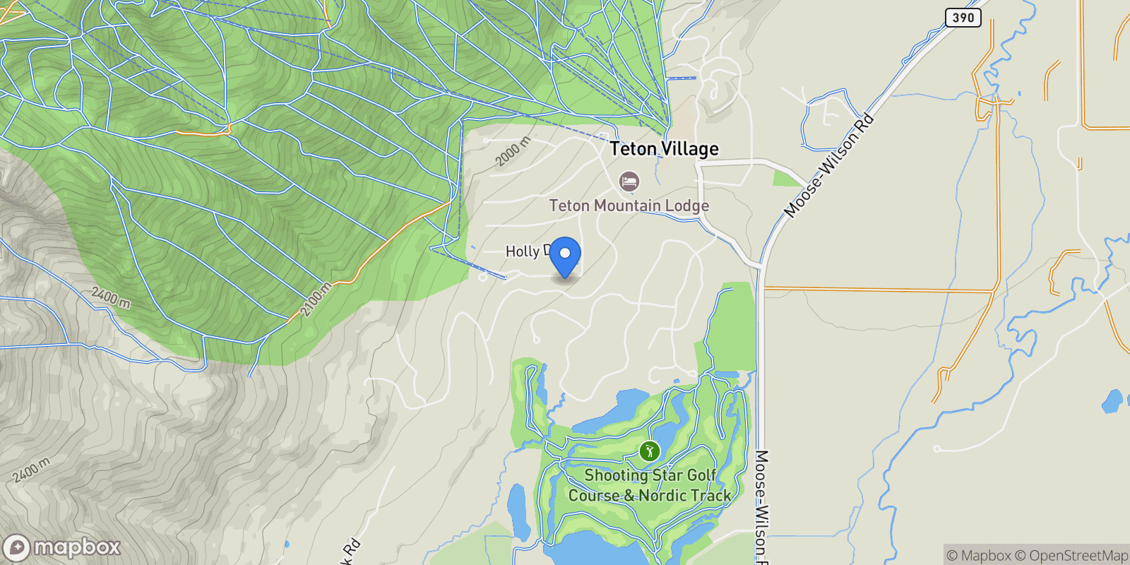 Map showing 3600 W Michael Drive, #B-5 , Teton Village, WY 83025, Teton Village, Wyoming, United States.
