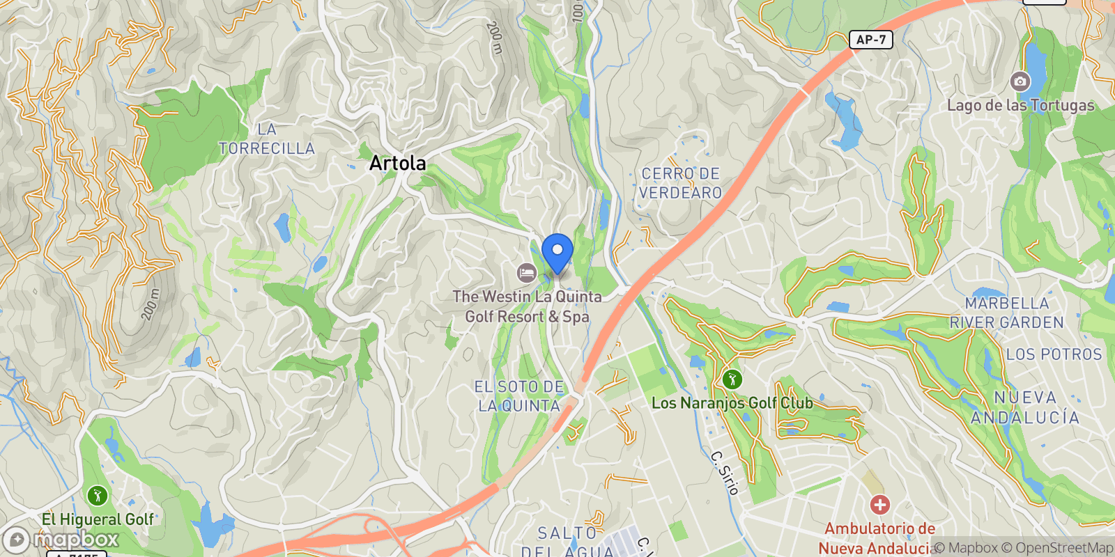 Map showing Av. Tomás Pascual, 22, 29678 Benahavís, Málaga, Spain, La Quinta, Benahavis, Andalusia.