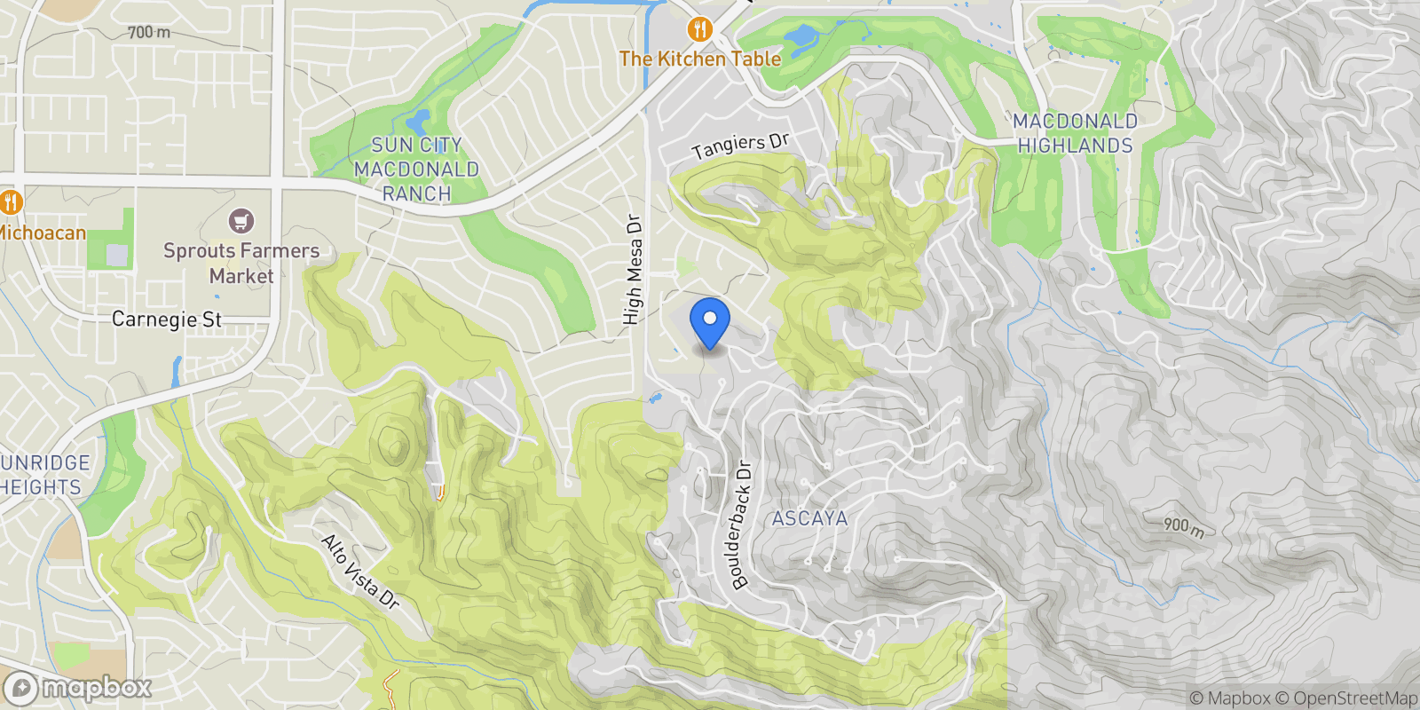 Map showing 807 Magnum Cliff Court, Henderson, Nevada, United States.