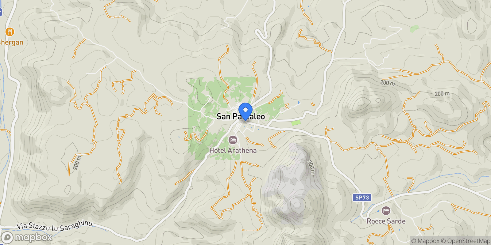 Map showing 07026 San Pantaleo SS, Italy, San Pantaleo, Sardinia, Italy.