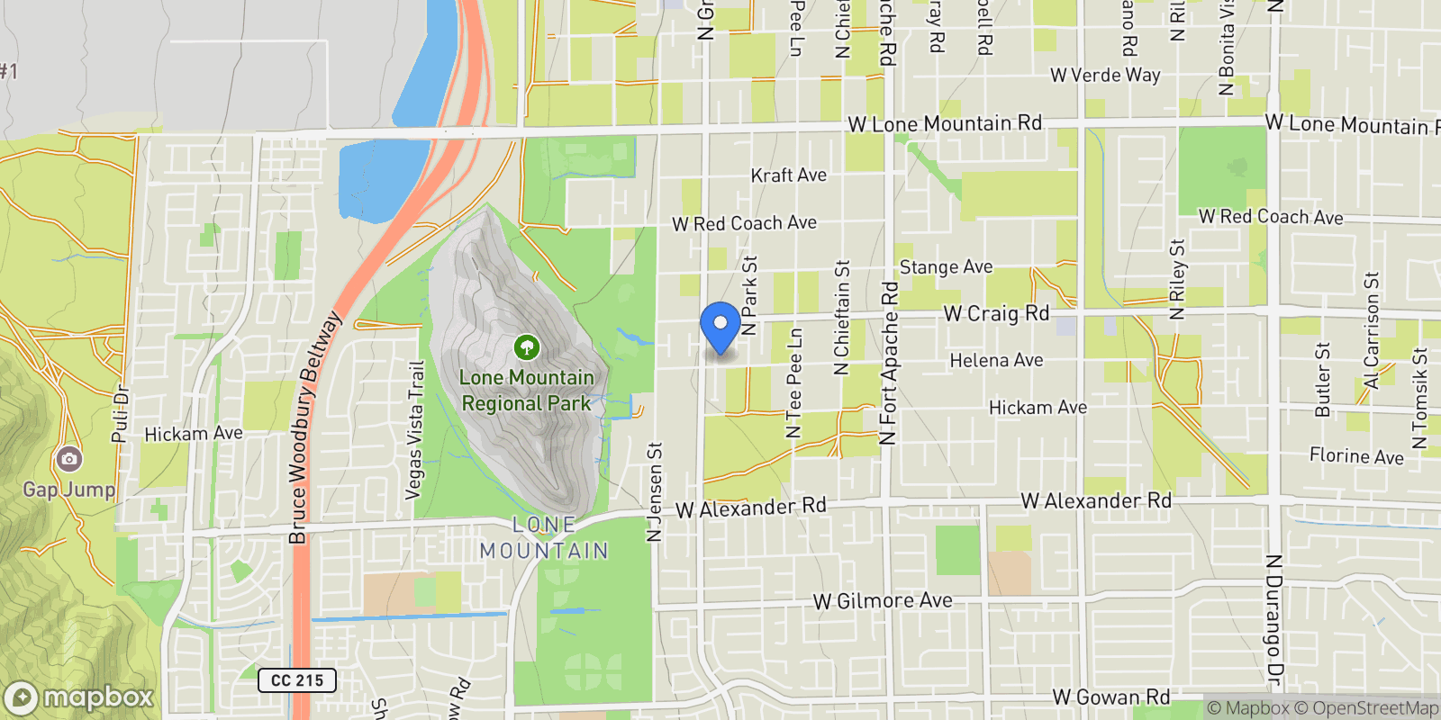 Map showing 4318 Cameron Brook Court, Las Vegas, Nevada, United States.