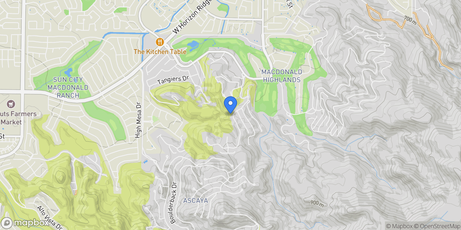 Map showing 645 Dragon Peak, Henderson, Nevada, United States.