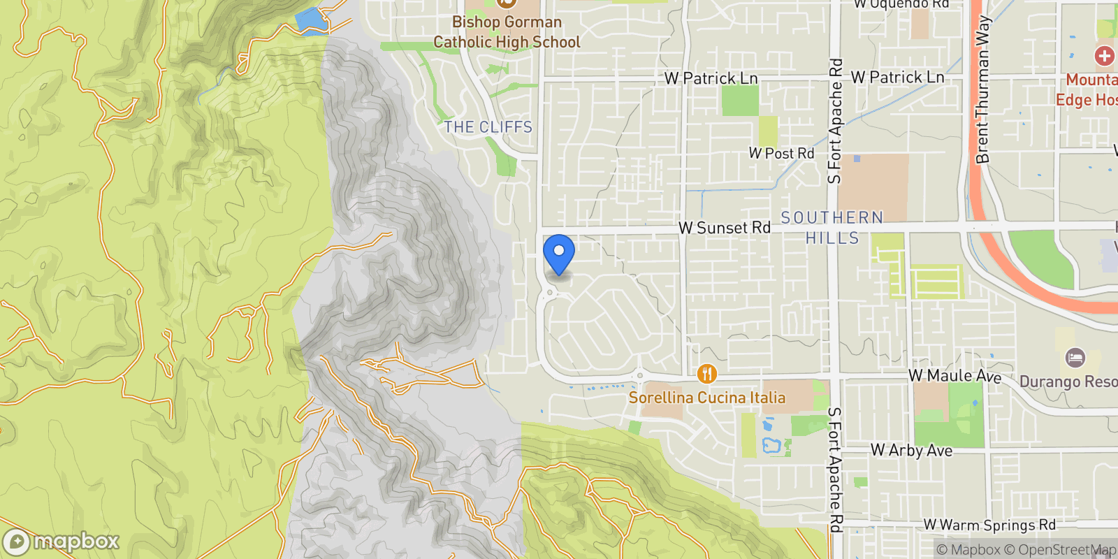 Map showing 10179 Emerald Sunset Court, Las Vegas, Nevada, United States.