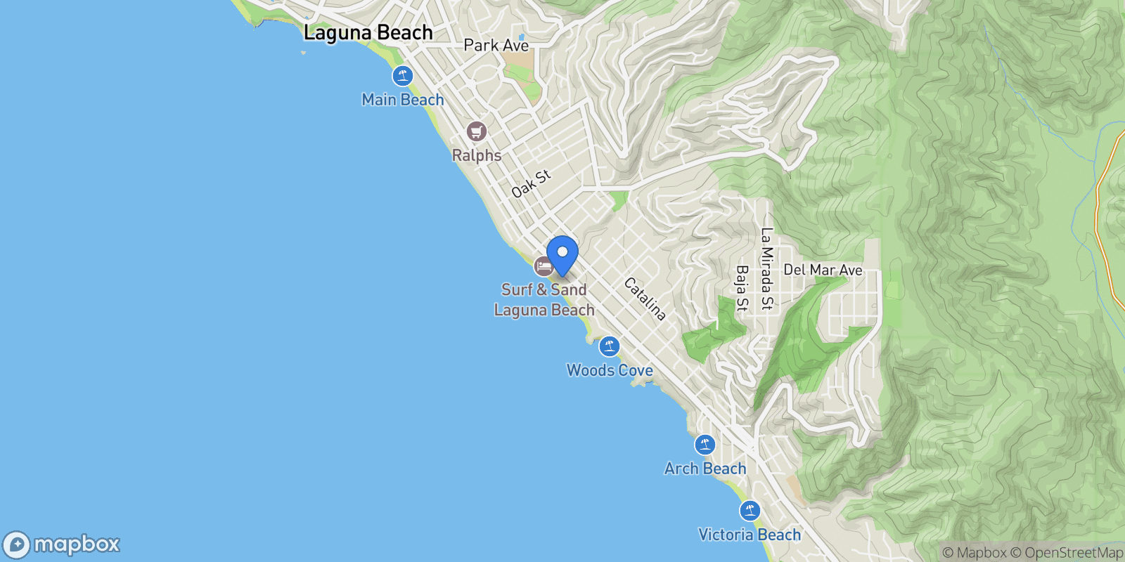 Map showing 1603 S Coast Hwy #F, Laguna Beach, CA 92651, Laguna Beach, California, United States.