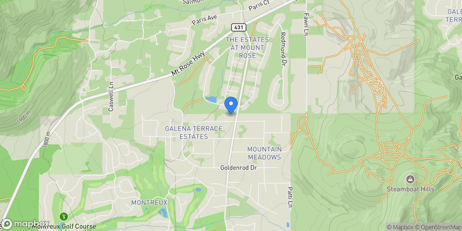 Map showing 15245 Callahan Road, Reno, NV 89511, Reno, Nevada, United States.