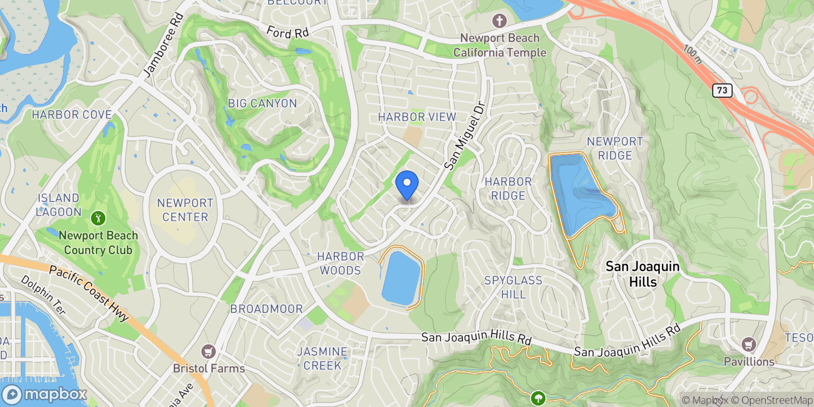 Map showing 1963 Port Edward Place, Newport Beach, CA 92660, Newport Beach, California, United States.