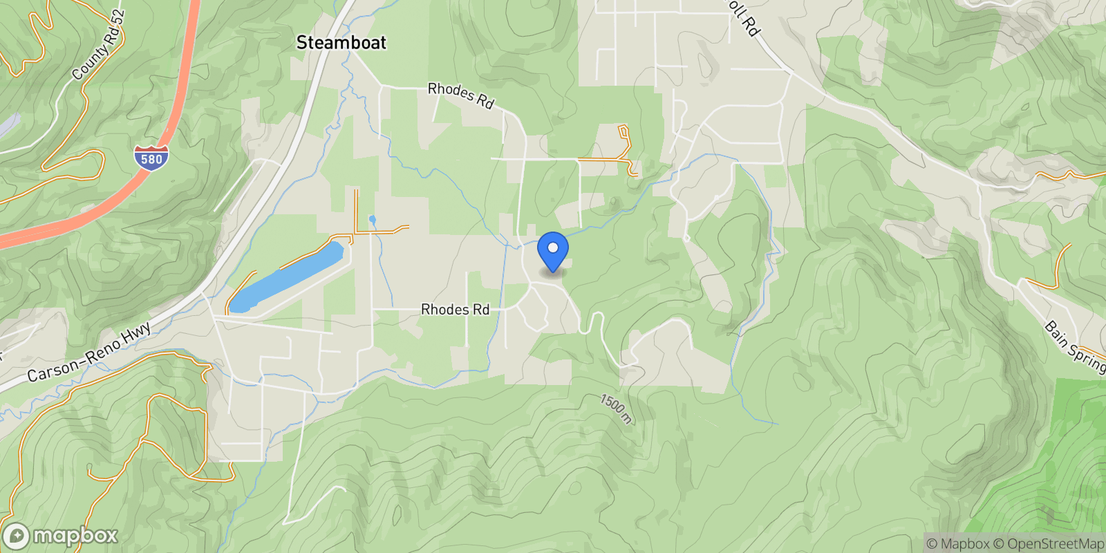 Map showing 1255 Willomonte Road, Reno, NV 89521, Reno, Nevada, United States.