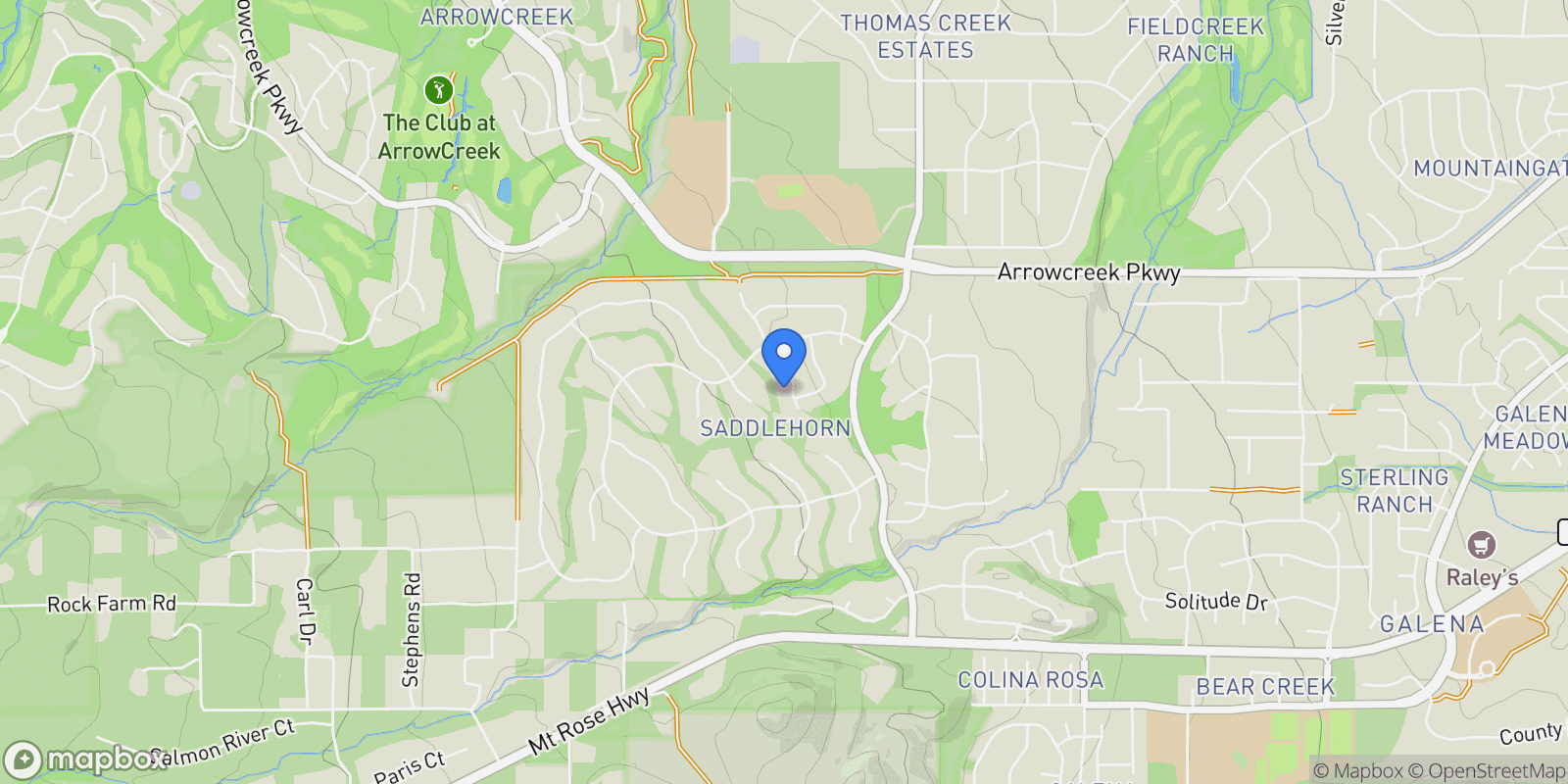 Map showing 14315 W Windriver Lane, Reno, NV 89511, Reno, Nevada, United States.
