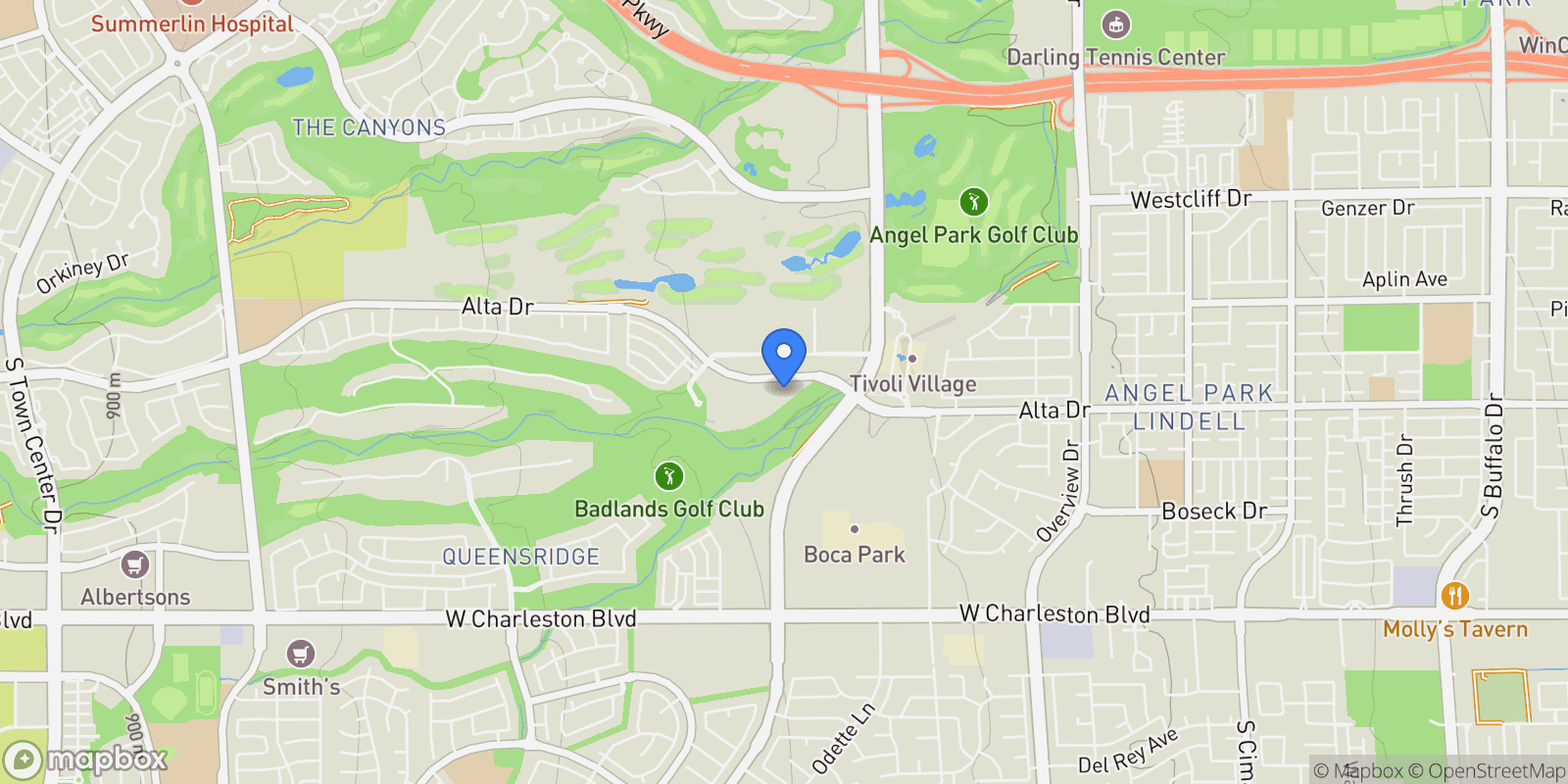 Map showing 9101 Alta Dr #502, Las Vegas, NV 89145, Las Vegas, Nevada, United States.