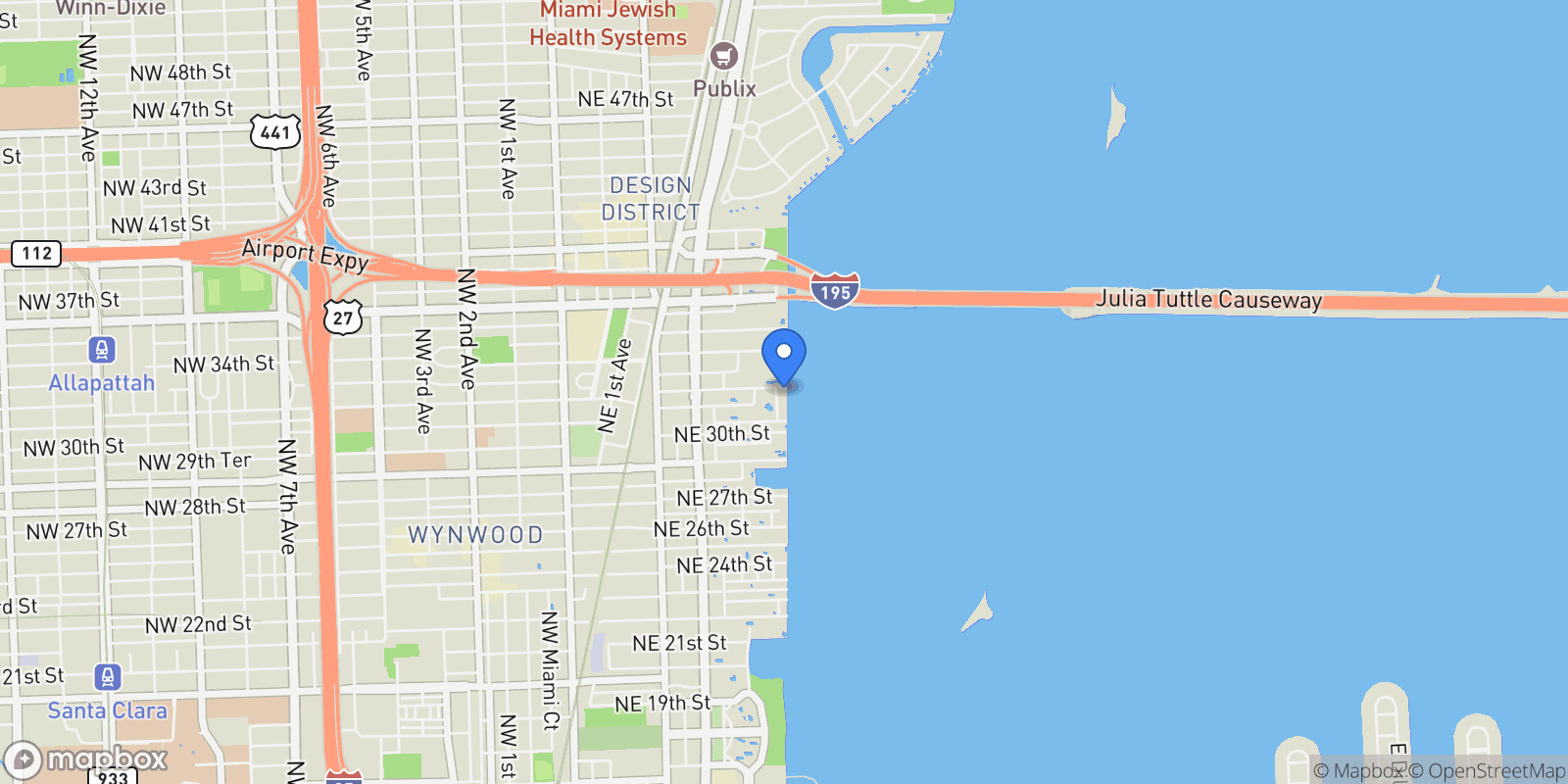 Map showing 3131 NE 7th Ave 304, Miami, FL 33137, Miami, Florida, United States.