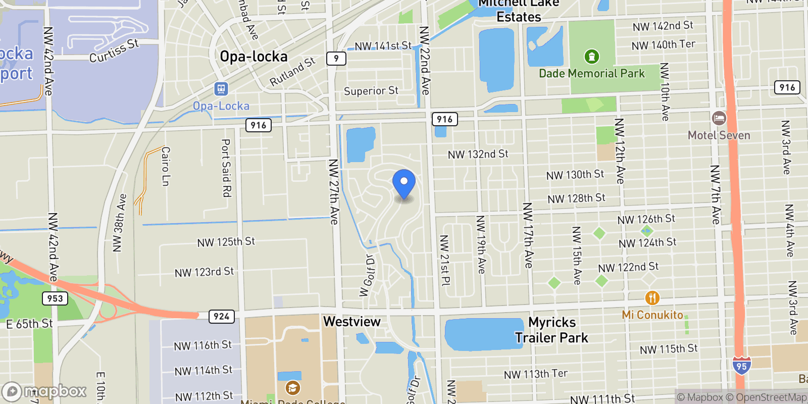 Map showing 12767 NW 23rd Pl , Miami, FL 33167, Miami, Florida, United States.