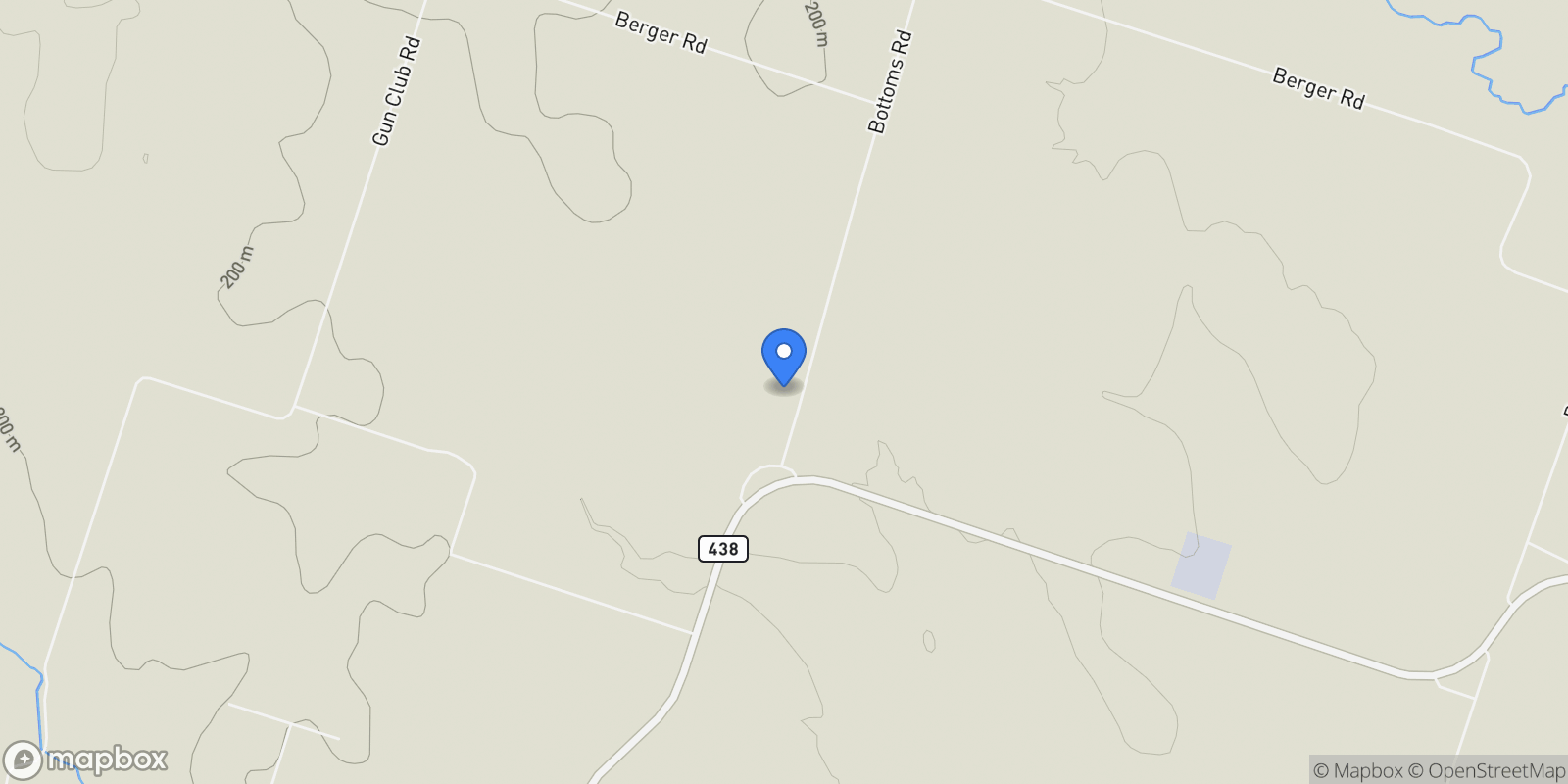 Map showing 5650 Bottoms Road, Temple, Texas, United States.