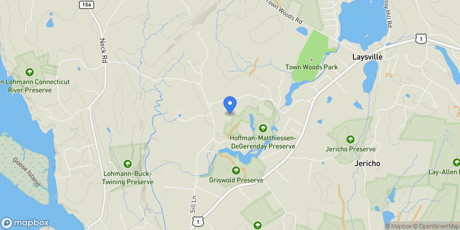 Map showing 67 Sill Lane, Old Lyme, CT 06371, Lyme, Connecticut, United States.