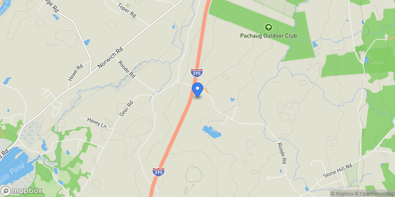 Map showing 672 Roode Road, Griswold, CT 06351, Griswold, Connecticut, United States.
