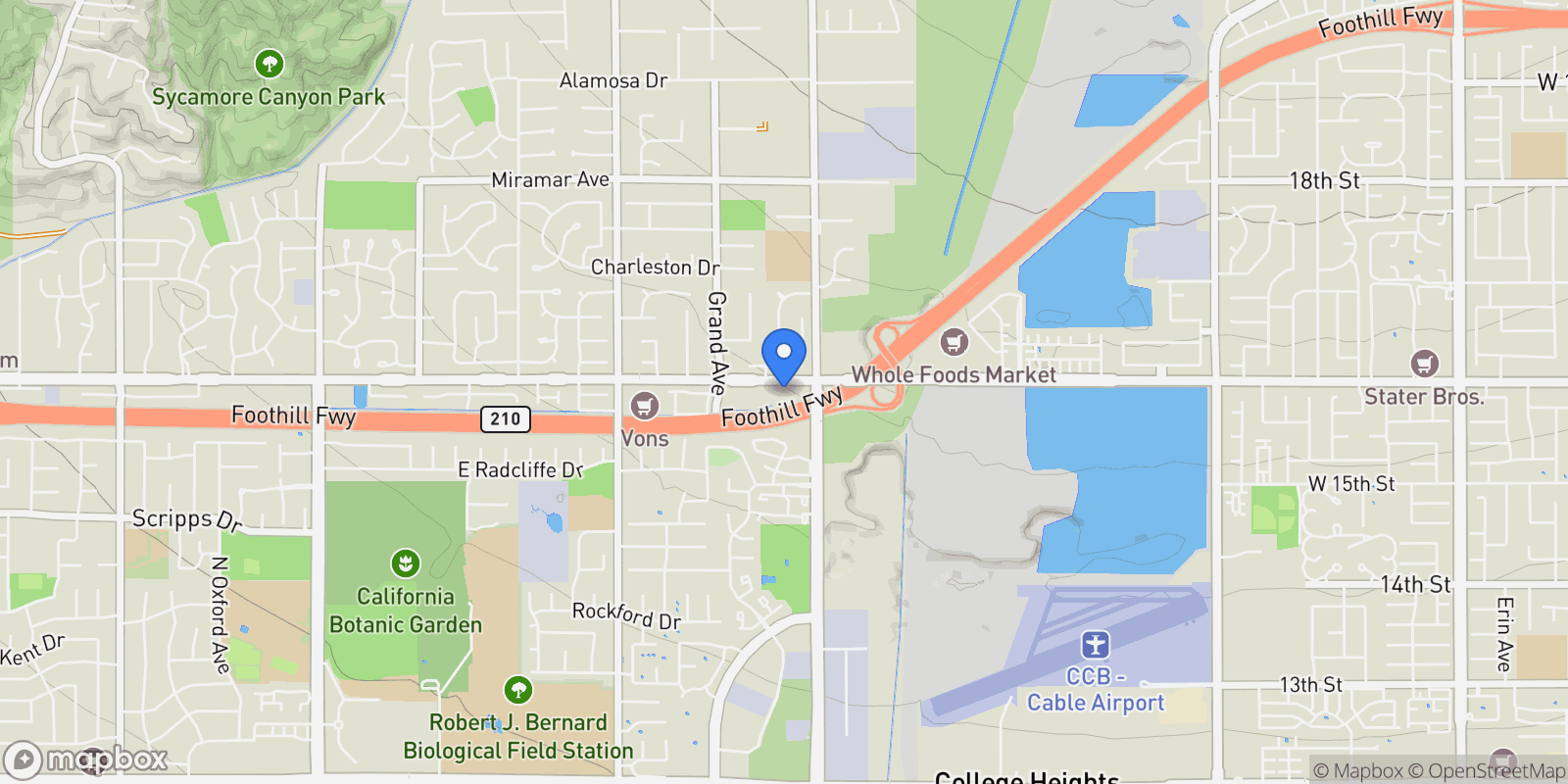 Map showing 844 Citrus Court , 29, Claremont, CA 91711, Claremont, California, United States.