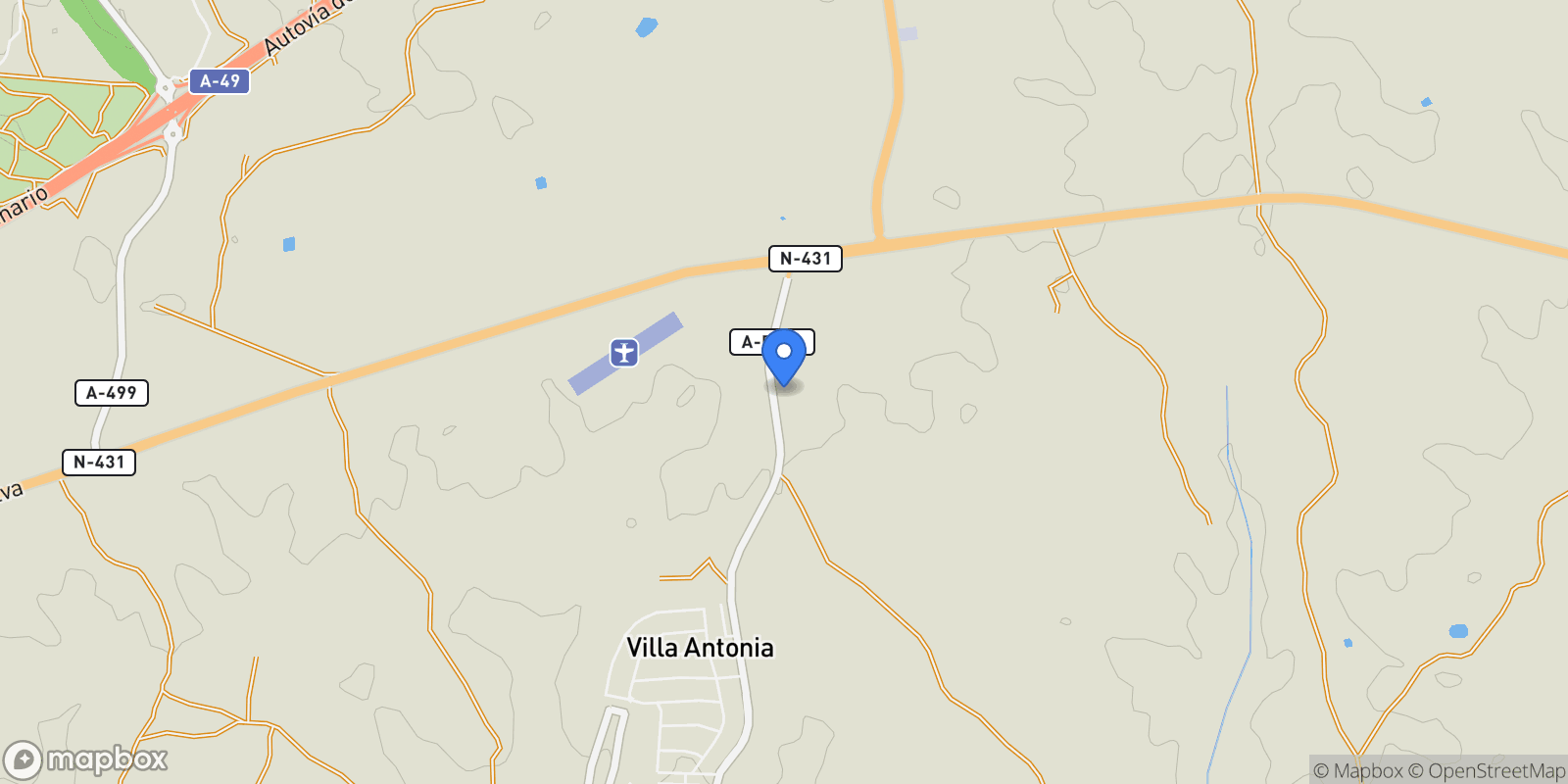 Map showing Isla Cristina, Andalusia, Spain.
