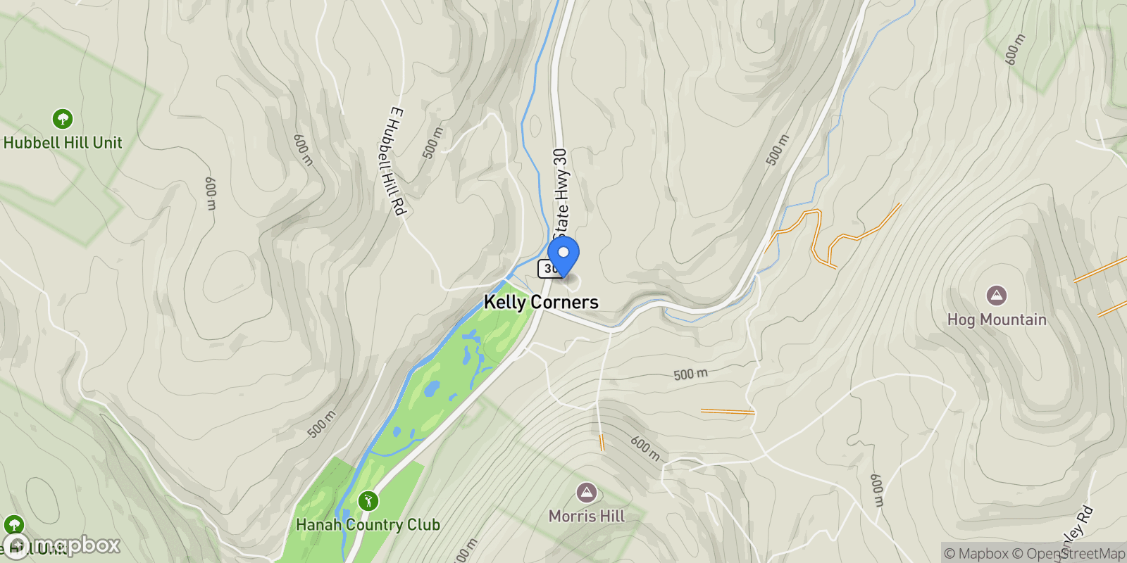 Map showing Batavia Heights Circ, Margaretville, New York, United States.