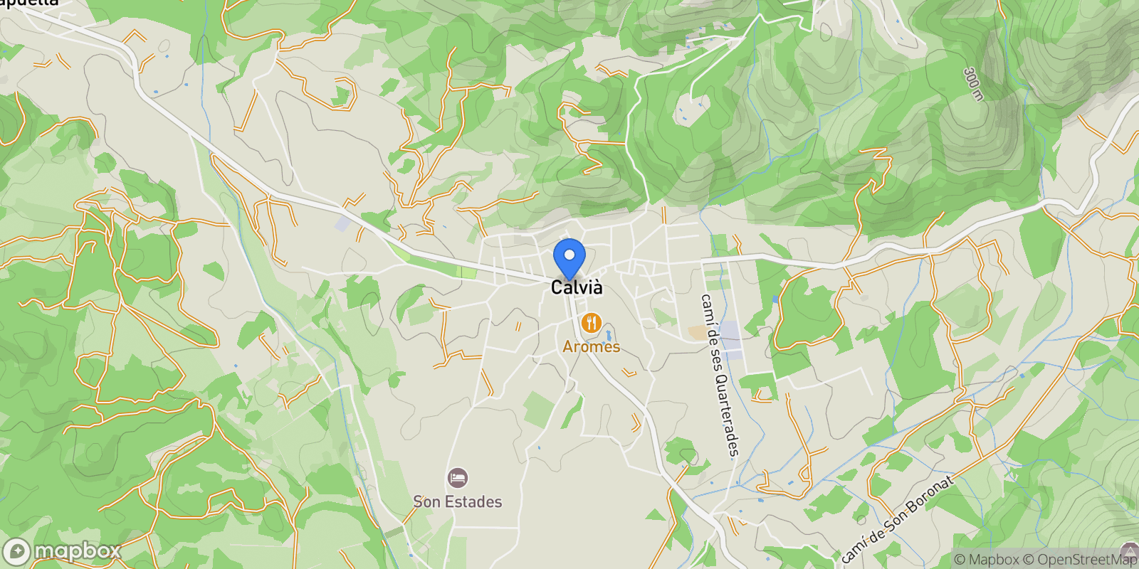 Map showing Calvià, Other areas, Mallorca, Other areas, Calvia, Balearic Islands, Spain.