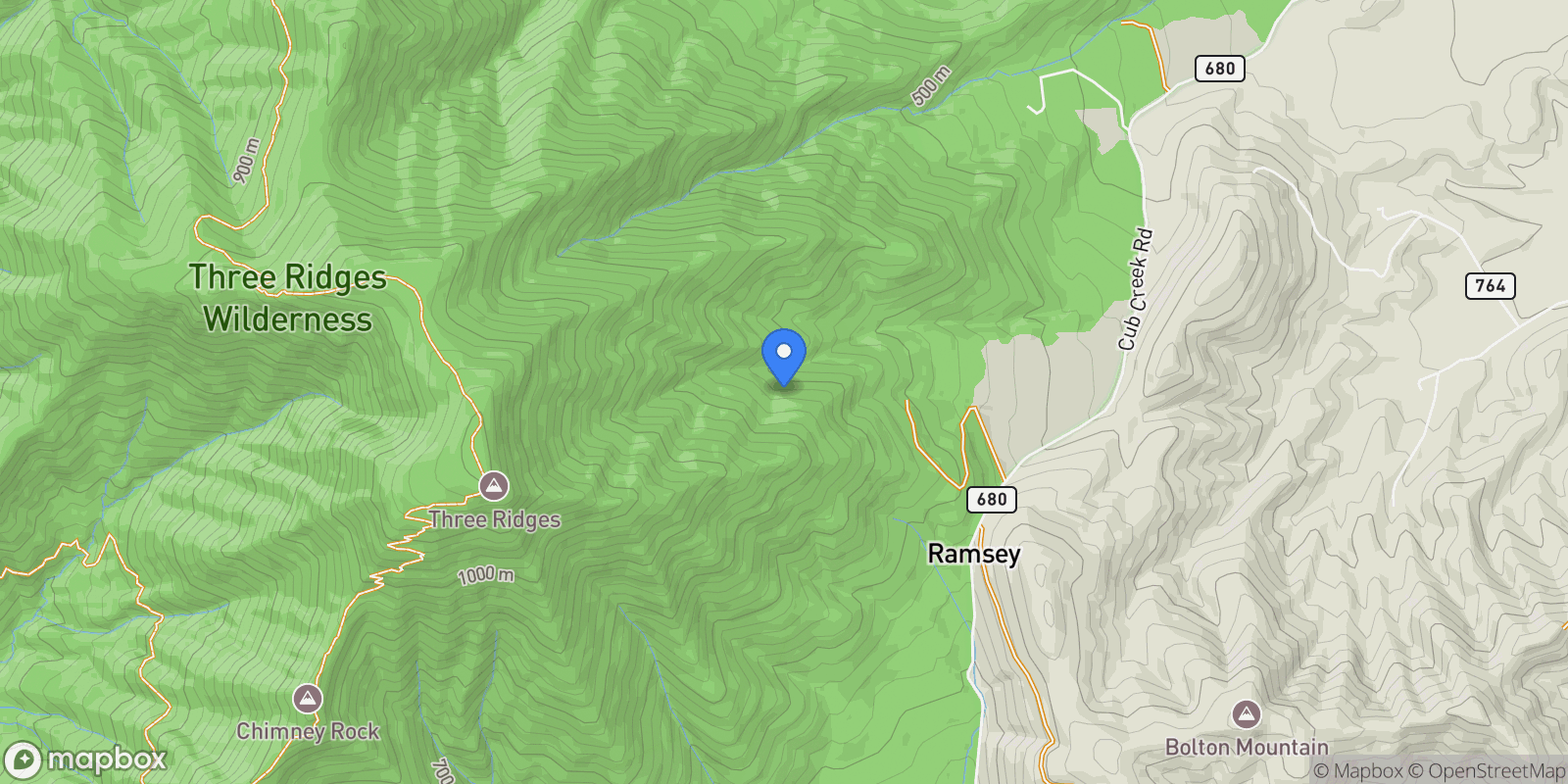 Map showing 65 Ironwood Lane , Roseland, VA 22967, Beech Grove, Virginia, United States.