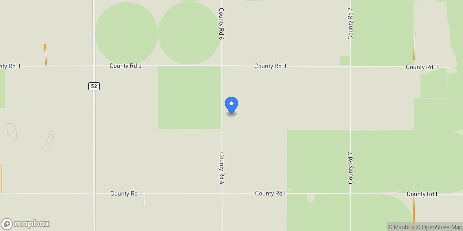 Map showing 8604 County Road 6, Wiggins, CO 80654, Wiggins, Colorado, United States.