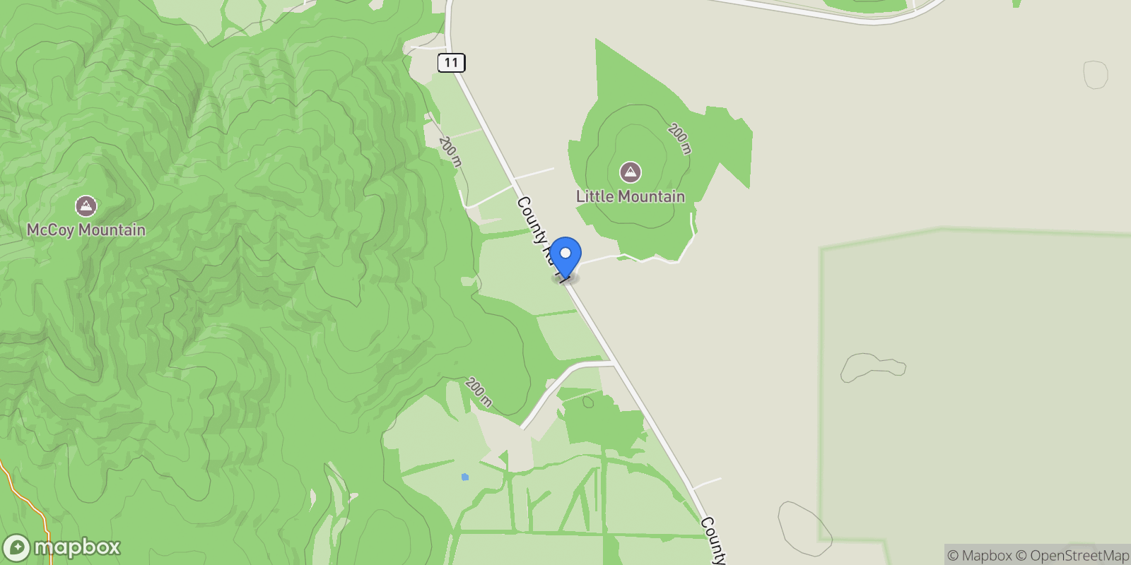 Map showing 1360 County Road 11 , Scottsboro, AL 35768, Hytop, Alabama, United States.