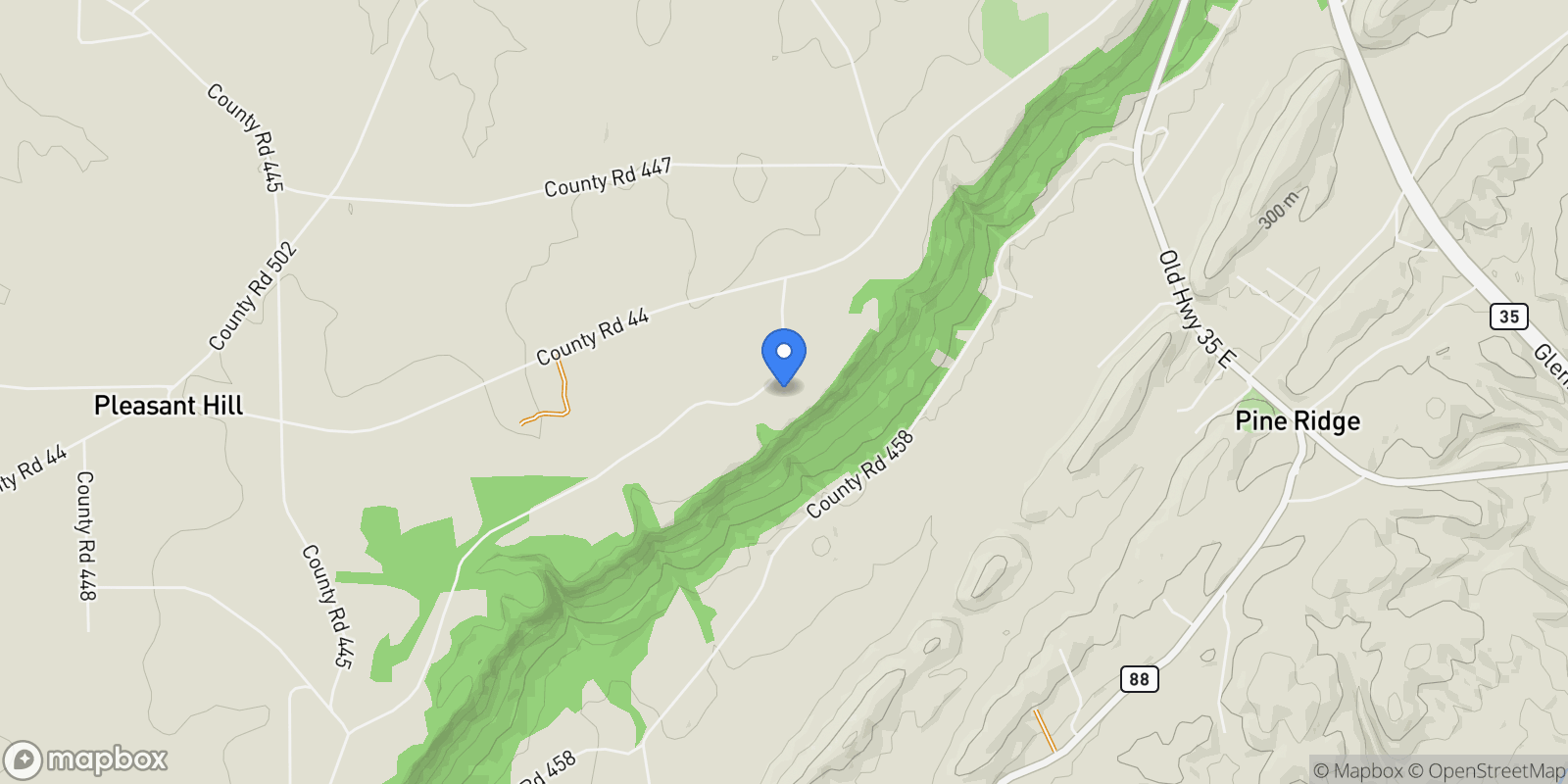 Map showing 397 County Road 308 , Fort Payne, AL 35968, Fort Payne, Alabama, United States.