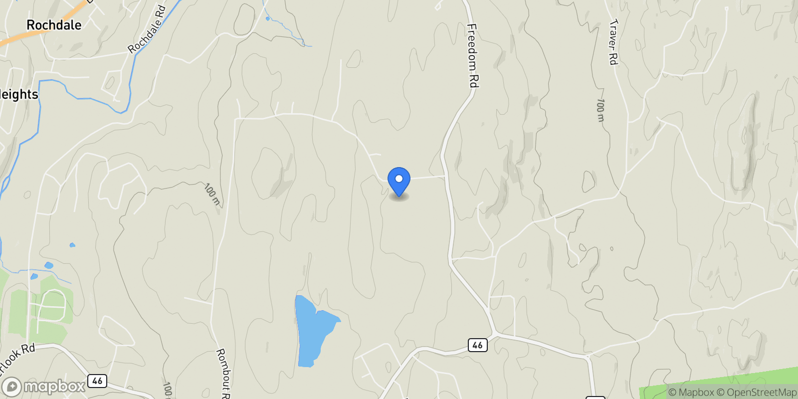 Map showing 244 Rombout Road, Pleasant Valley, New York, United States.