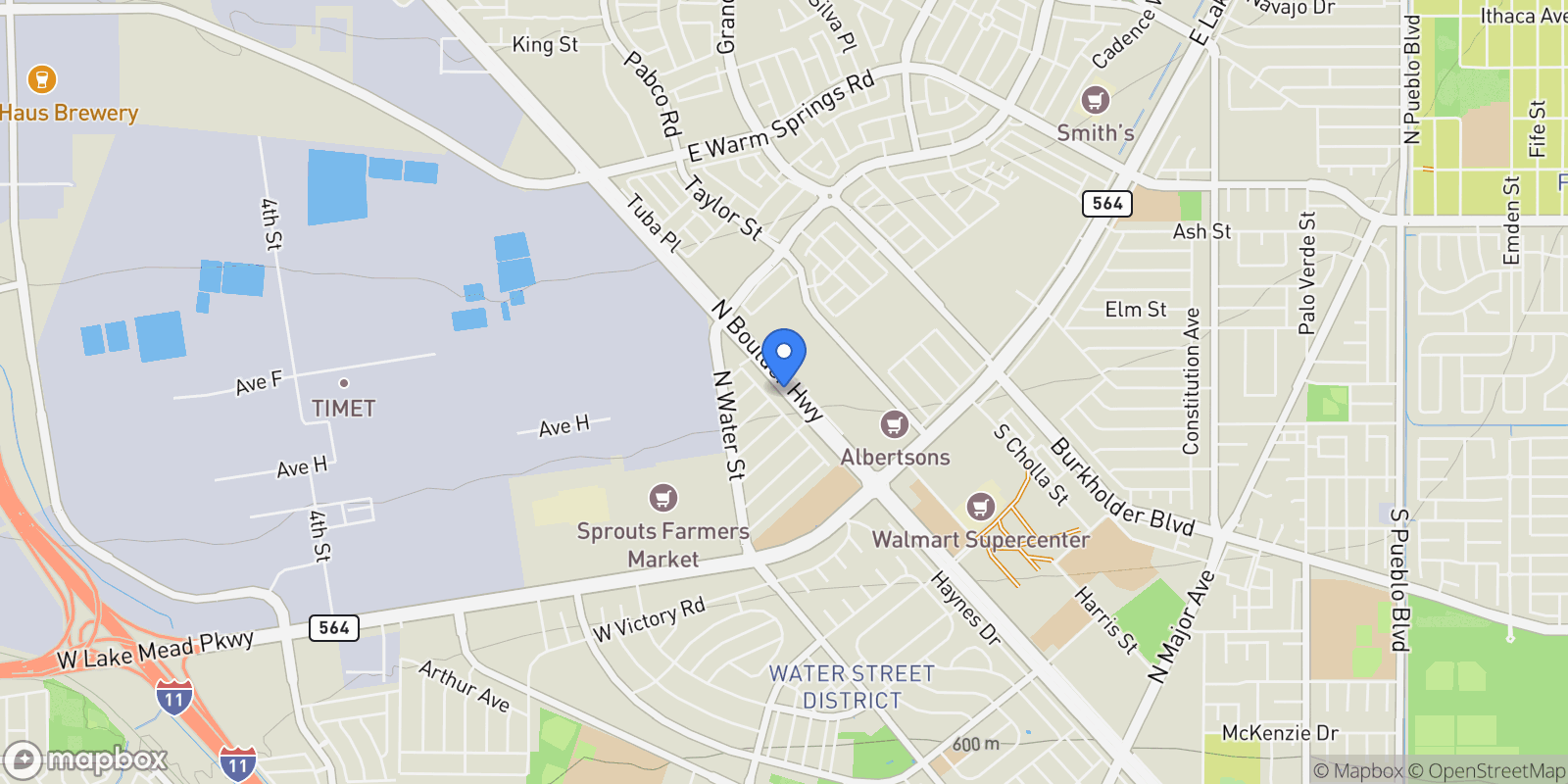 Map showing 351 Tigullio Avenue, Henderson, NV 899011, Henderson, Nevada, United States.