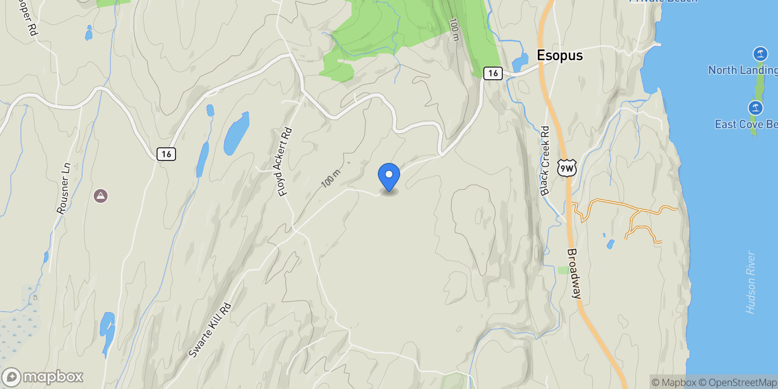 Map showing 568 Swartekill Road, New Paltz, New York, United States.