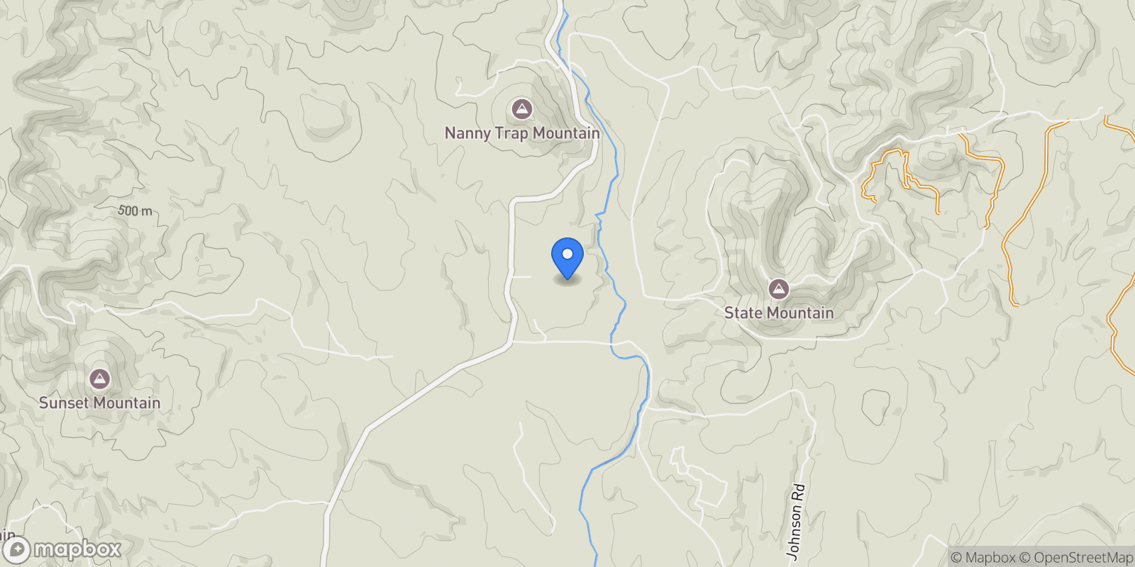 Map showing Center Point, Texas, United States.